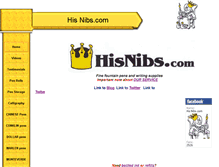 Tablet Screenshot of hisnibs.com